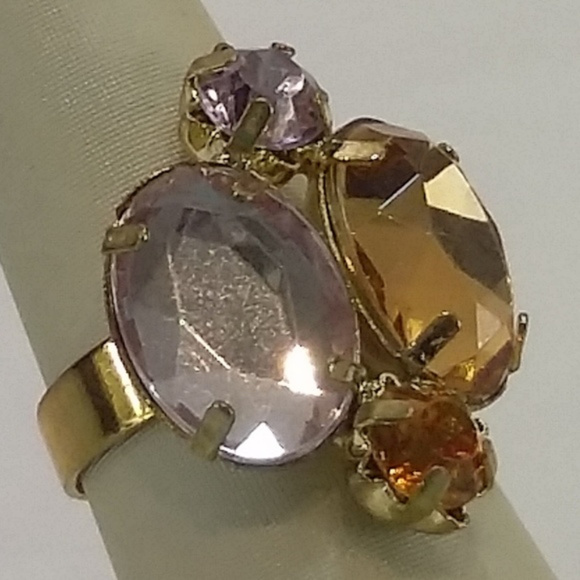 Multi Colored Stone Ring - Picture 3 of 8